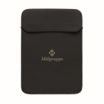 Neoprene laptop sleeve with 3 mm thickness, sized for 15'' black colour main view