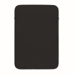 Neoprene laptop sleeve with 3 mm thickness, sized for 16'' black colour second view