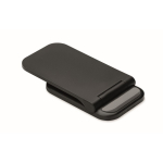 Foldable wireless charging stand for mobile and USB-C charging 15W black colour fourth view