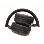 Foldable wireless headphones with microphone and hands-free function black colour ninth view