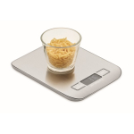 Digital stainless steel kitchen scale with display up to 5kg silver colour second view