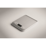 Digital stainless steel kitchen scale with display up to 5kg silver colour