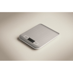 Digital stainless steel kitchen scale with display up to 5kg silver colour