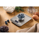 Digital stainless steel kitchen scale with display up to 5kg silver colour second ambient view