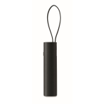 Recycled aluminium power bank with battery indicator and cable 5,000mAh black colour eighth view