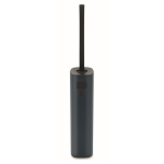 Recycled aluminium power bank with battery indicator and cable 5,000mAh navy-blue colour second view