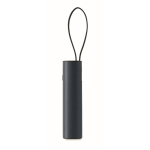 Recycled aluminium power bank with battery indicator and cable 5,000mAh navy-blue colour eighth view