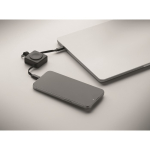 Retractable cable with keyring and USB-C 100W fast charging black colour fifth photographic view