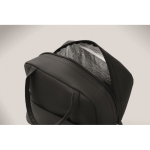 3-in-1 emergency kit with AM/FM radio and LED torch in cooler bag black colour third photographic view