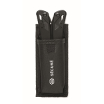 3-in-1 emergency kit with AM/FM radio and LED torch in cooler bag black colour main view