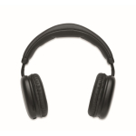 Wireless over-ear headphones with hands-free and rechargeable battery black colour second view