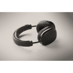 Wireless over-ear headphones with hands-free and rechargeable battery black colour fifth photographic view