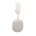 Wireless over-ear headphones with hands-free and rechargeable battery white colour ninth view