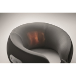 Rechargeable memory foam neck massage cushion with handle black colour seventh photographic view