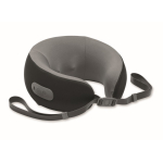 Rechargeable memory foam neck massage cushion with handle black colour