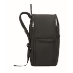 Water-repellent nylon travel backpack with multiple pockets 20L black colour