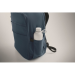 Water-repellent nylon travel backpack with multiple pockets 20L blue colour fourth photographic view