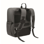 Water-repellent nylon travel backpack with multiple pockets 20L dark grey colour second view