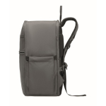 Water-repellent nylon travel backpack with multiple pockets 20L dark grey colour