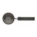 Recycled stainless steel thermal cup with handle and leakproof system 400 ml navy-blue colour seventh view