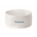 Adjustable microfibre hair band for facial care white colour second main view