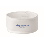 Adjustable microfibre hair band for facial care white colour second main view