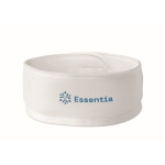 Adjustable microfibre hair band for facial care white colour second main view