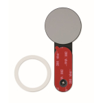 Aluminium magnetic phone holder with metal ring black colour sixth view