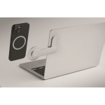 Aluminium magnetic phone holder with metal ring silver colour third photographic view