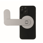Aluminium magnetic phone holder with metal ring silver colour seventh view