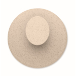 Plastic scalp massage and exfoliating brush beige colour fifth view