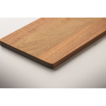 Acacia wood chopping board with comfortable stainless steel handle wood colour sixth photographic view