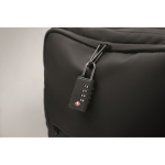 TSA iron padlock with plastic body and 4-digit combination black colour fifth photographic view