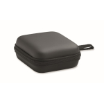 Travel set with magnetic 5,000mAh power bank and USB-C charger black colour second view