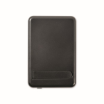 Travel set with magnetic 5,000mAh power bank and USB-C charger black colour ninth view
