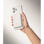 Travel set with magnetic 5,000mAh power bank and USB-C charger white colour fifth photographic view