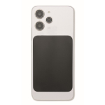 Ultra-slim magnetic power bank made from recycled aluminium with cable 5,000mAh black colour seventh view