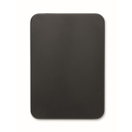 Ultra-slim magnetic power bank made from recycled aluminium with cable 5,000mAh black colour ninth view