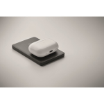 Magnetic recycled aluminium power bank with cable and ring 5,000mAh black colour seventh photographic view