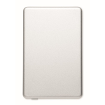 Magnetic recycled aluminium power bank with cable and ring 5,000mAh matt silver colour ninth view