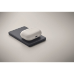 Magnetic recycled aluminium power bank with cable and ring 5,000mAh navy-blue colour seventh photographic view