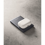 Magnetic recycled aluminium power bank with cable and ring 5,000mAh navy-blue colour main ambient view