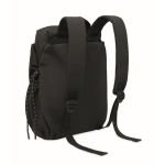 Water-repellent nylon laptop backpack compatible with 16” black colour second view