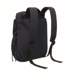 Water-repellent nylon laptop backpack compatible with 16” navy-blue colour second view