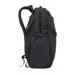 Water-repellent nylon laptop backpack compatible with 16” navy-blue colour