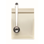 Stainless steel measuring spoon with sealing clip 15 ml silver colour sixth view