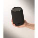 Rechargeable wireless speaker with USB-C cable, 8W output black colour fourth photographic view