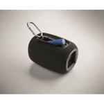 Rechargeable wireless speaker with USB-C cable, 8W output black colour seventh photographic view