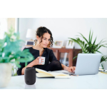Rechargeable wireless speaker with USB-C cable, 8W output dark grey colour second ambient view