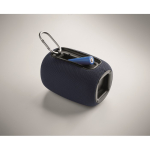 Rechargeable wireless speaker with USB-C cable, 8W output navy-blue colour seventh photographic view
